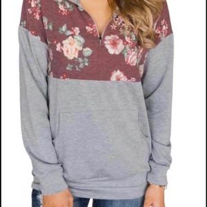 Boutique Floral Sweatshirt XL
